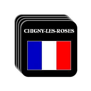  France   CHIGNY LES ROSES Set of 4 Mini Mousepad 