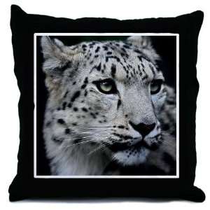  Snow Leopard Animals Throw Pillow by 