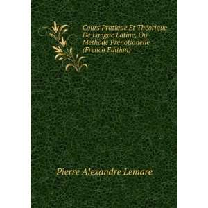   PrÃ©notionelle (French Edition) Pierre Alexandre Lemare Books