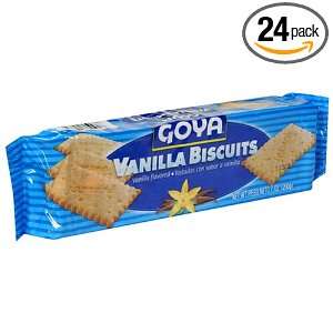 Goya Vanilla Biscuits, 7 Ounce Units (Pack of 24)  Grocery 