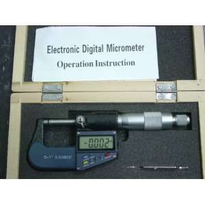   Electronic Digital Micrometer with Large LCD Display