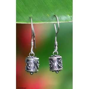  Sterling silver earrings, Kendang Drums Jewelry
