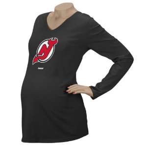  New Jersey Devils Womens Logo Premier Too Maternity Long 
