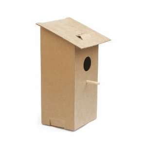  Kikkerland Foldable Cardboard Birdhouse Patio, Lawn 