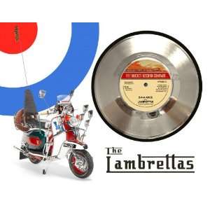  The Lambrettas DA A ANCE Framed Silver Record A3 