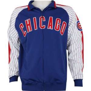  Chicago Cubs Ponte Pinstripe Track Jacket Sports 