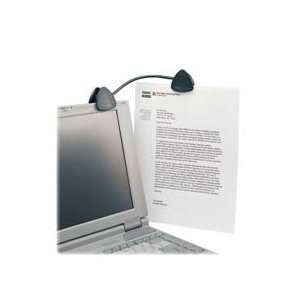  Kensington 62081   FlexClip Gooseneck Copyholder, Monitor 