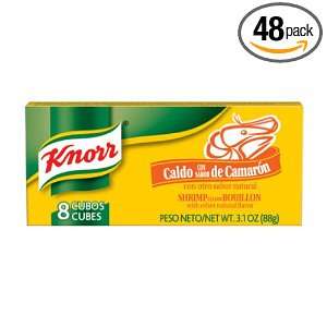 Knorr Shrimp Bouillon Cubes, 3.1 Ounce Packages (Pack of 48)  