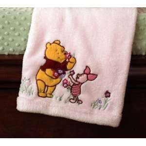  Winnie the Pooh Sweet Times Boa Pink Baby Blanket Baby