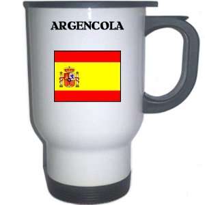  Spain (Espana)   ARGENCOLA White Stainless Steel Mug 