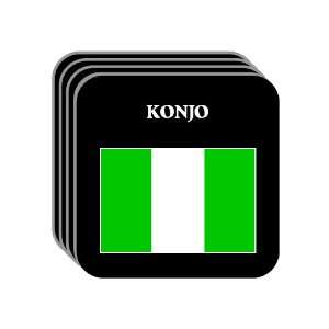  Nigeria   KONJO Set of 4 Mini Mousepad Coasters 