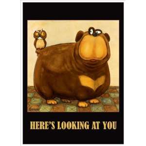 Heres Looking at You by Kourosh   4 x 2 7/8 inches   Magnet  