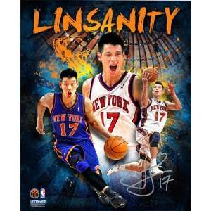   Knicks Jeremy Lin Autographed Linsanity Collage