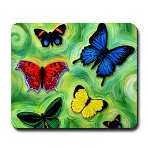  Butterflies Animals Mousepad by 