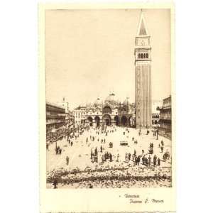   Vintage Postcard Piazza San Marco   Venice Italy 