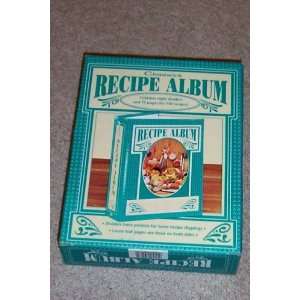 Recipe Album    Contains eight dividers and 75 pages for 150 recipes 