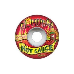  Hubba Hot Sauce Skateboard Wheels 51mm (Set of 4) Sports 