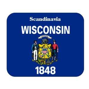  US State Flag   Scandinavia, Wisconsin (WI) Mouse Pad 