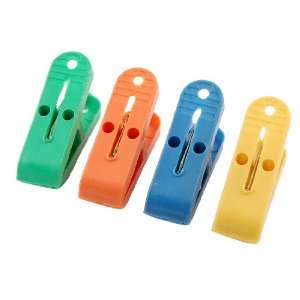  Amico Multi Colors Plastic Clothes Pins Clips Pegs 7 Pcs 