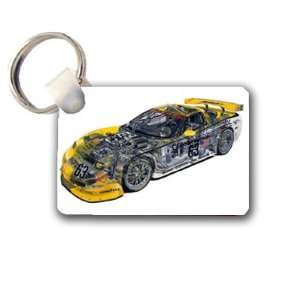  Racecar diagram Keychain Key Chain Great Unique Gift Idea 