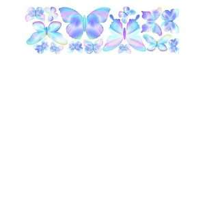 Wallpaper 4Walls Butterflies and Flowers Fluttering Butterfly Accents 