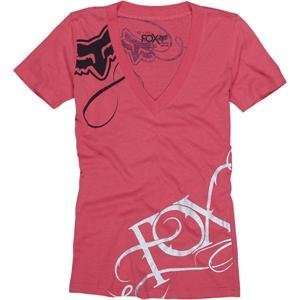  Fox Racing Womens Sweets V Neck T Shirt   One size fits 