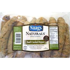 Saags   Naturals (Chicken) Basil Cracked Pepper  Grocery 