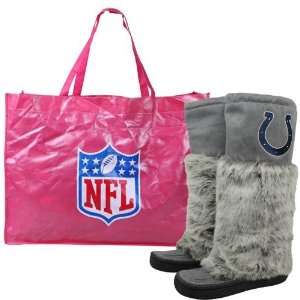   Colts Ladies Gray Devotee Knee High Boots