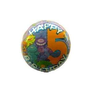  18 Happy 5th Birthday Unique   Mylar Balloon Foil Health 