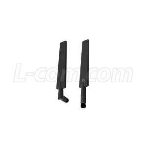  2.4 2.5 GHz and 5.1  5.8 GHz Dual Band Rubber Duck Antenna 