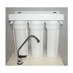  Triple Stage Under Counter Water Filter w/ Carbon Block 