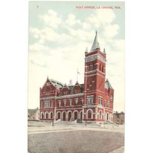  Vintage Postcard Post Office La Crosse Wisconsin 