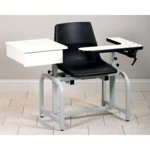CLINTON STANDARD LAB SERIES BLOOD DRAWING CHAIRS Plastic seat chair w 