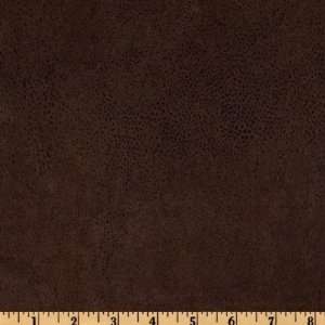  56 Wide Bijoux Faux Leather Textured Brown Fabric By The 