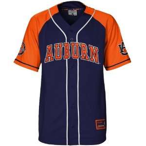   Auburn Tigers Navy Blue Grand Slam Baseball Jersey