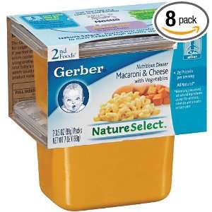Gerber Nature Select 2nd Foods, Macaroni and Cheese, 7 Ounce (Pack of 