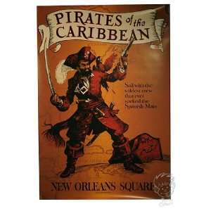 Pirates Of The Caribbean Attraction Poster Oversized 