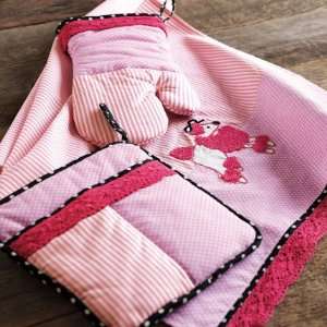  Pink Poodle Vintage Style Kitchen Towel