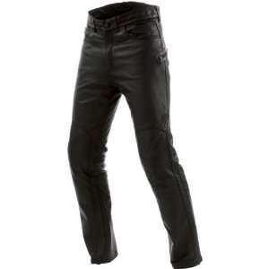  DAINESE JEANS TROPHY LEATHER PANTS BLACK 28 USA/44 EURO 