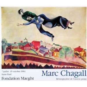  Marc Chagall   Au Dessus De La Ville