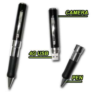  4Gb Spy Pen Camera, Spy Camera Pen Video/Voice Recorder 