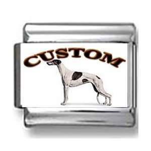 Greyhound Dog Custom Photo Italian Charm
