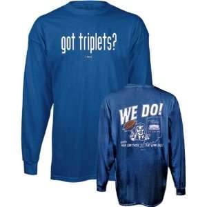  Indianapolis Football Got Triplets? Long Sleeve Shirt 