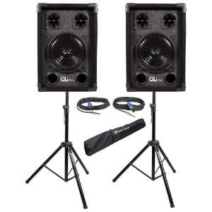  Package (2) GLI PRO XL 850 8 600 Watt (300w each) DJ Speakers 