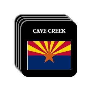  US State Flag   CAVE CREEK, Arizona (AZ) Set of 4 Mini 