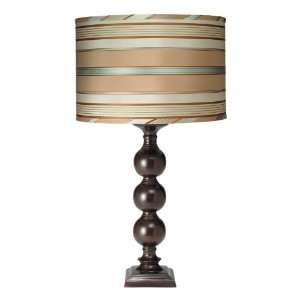  Luna Table Lamp Base in Chocolate