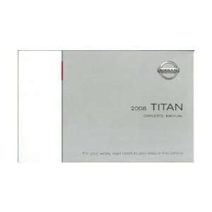  2008 NISSAN TITAN Owners Manual User Guide Automotive