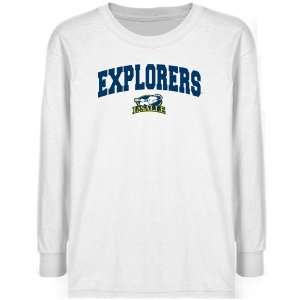  NCAA La Salle Explorers Youth Logo Arch Long Sleeve T 