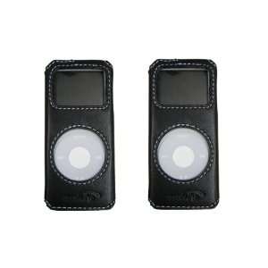 com New Music.Pro iPod Nano Leather Case Color Black, Fits with iPod 