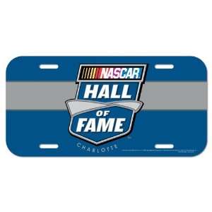  NASCAR Hall of Fame License Plate